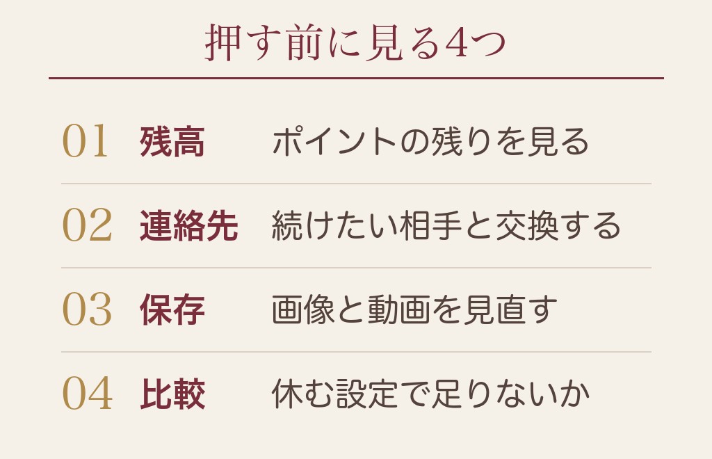 ハッピーメールを退会する前に確かめる7つのチェックリスト