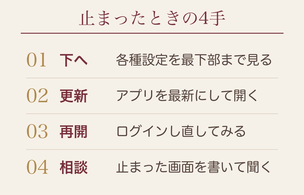 ハッピーメールが退会できないと感じるときに見る場所