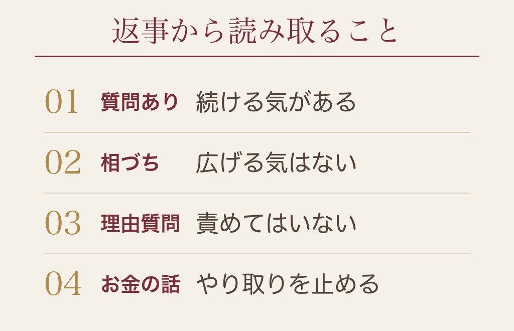 マッチングアプリで久しぶりに連絡した女から見る返事の読み方
