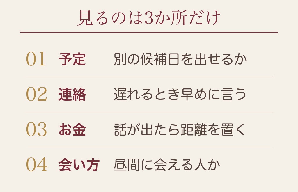 マッチングアプリで付き合う前に確かめておきたいこと