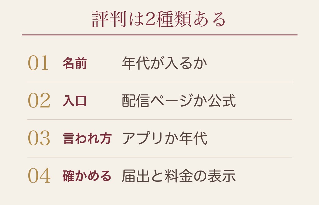 熟年のマッチングアプリの評判は2種類に分かれている