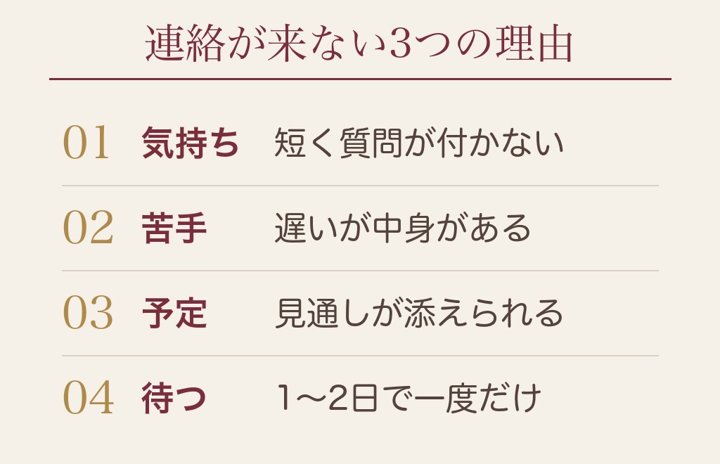 マッチングアプリの1回目のデート後に連絡が減るのは脈なしとは限りません