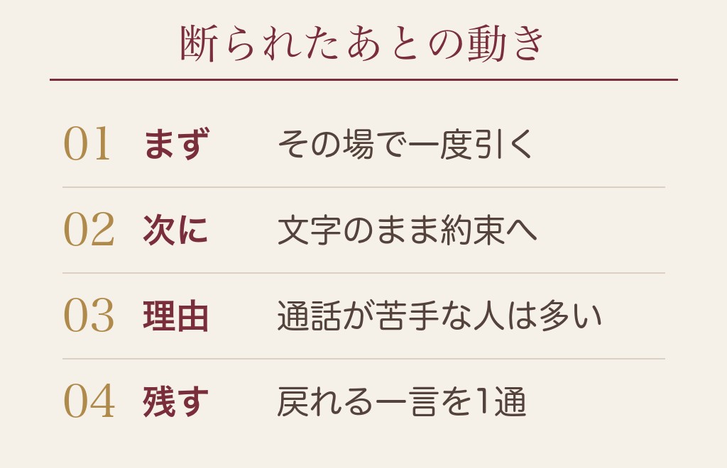 マッチングアプリで電話を断られた・連絡が途切れたときの動き方
