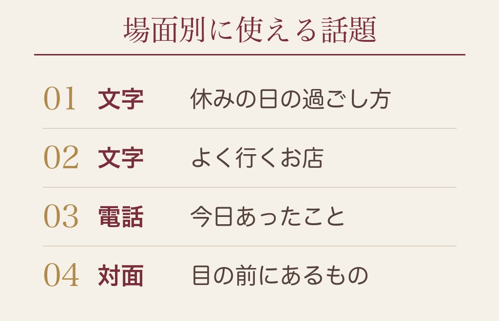 マッチングアプリの会話で盛り上がる話題と最初の一言