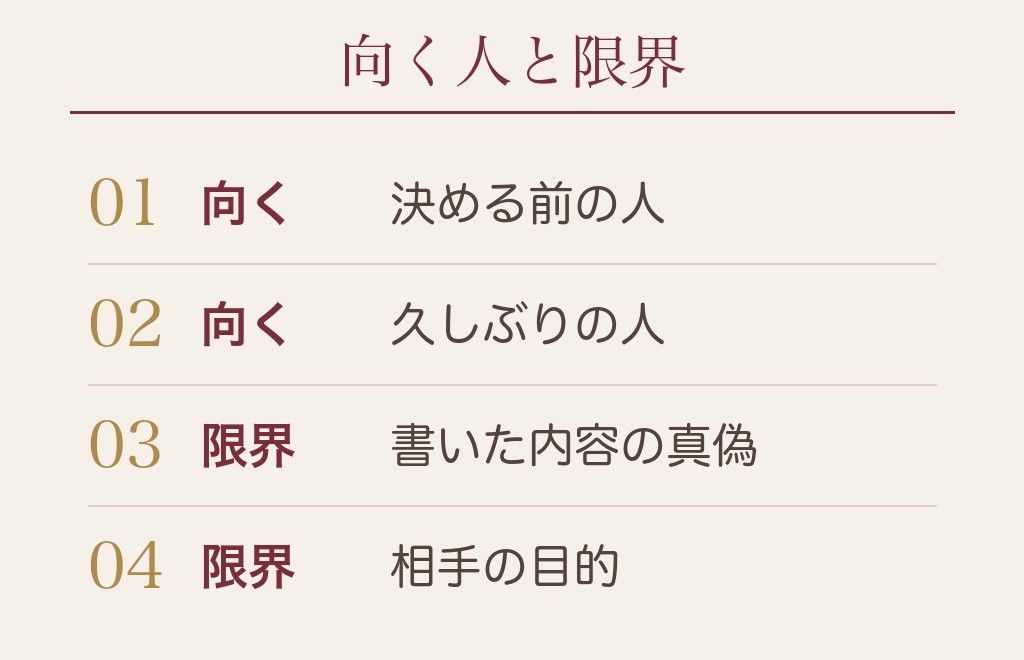 マッチングアプリの見るだけ利用が向く人と向かない人