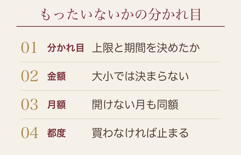マッチングアプリのお金がもったいないかは、決め方で変わります